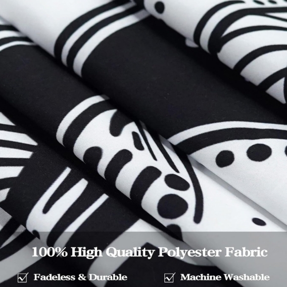 XL Black and White Sun Moon Hippie Celestial Bohemian Wall Tapestry - Picture 3 of 9